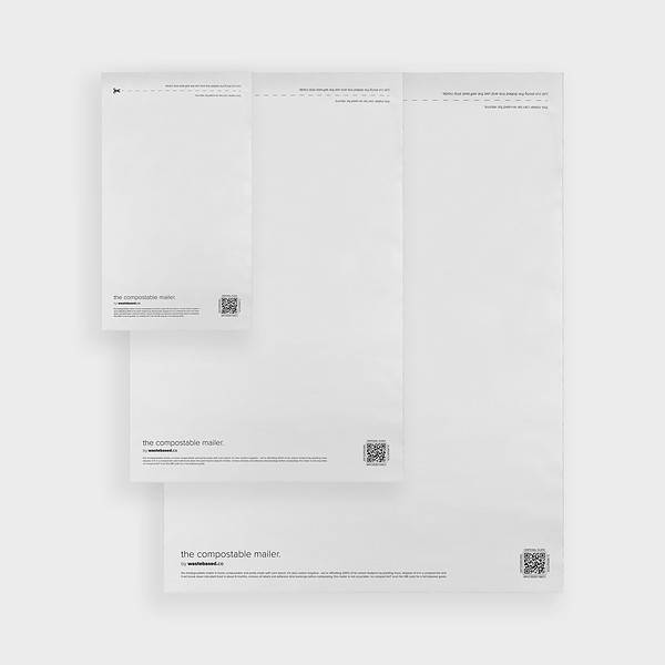 buy compostable mailers in different sizes